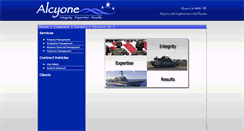 Desktop Screenshot of alcyoneinc.net