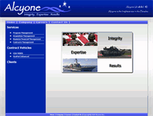 Tablet Screenshot of alcyoneinc.net